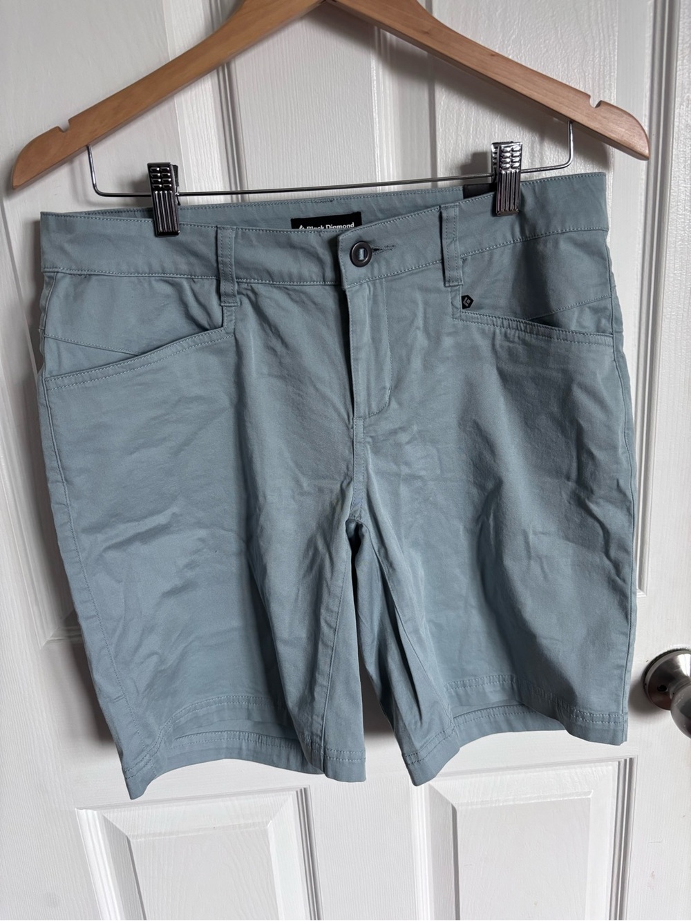 Black Diamond Notion SL Climbing Shorts Blue Ash Grey NWT 10